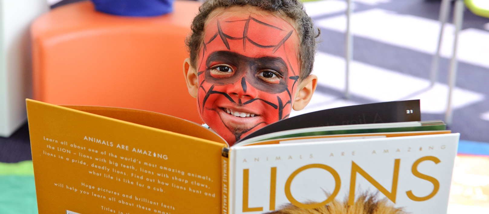 Image of boy reading