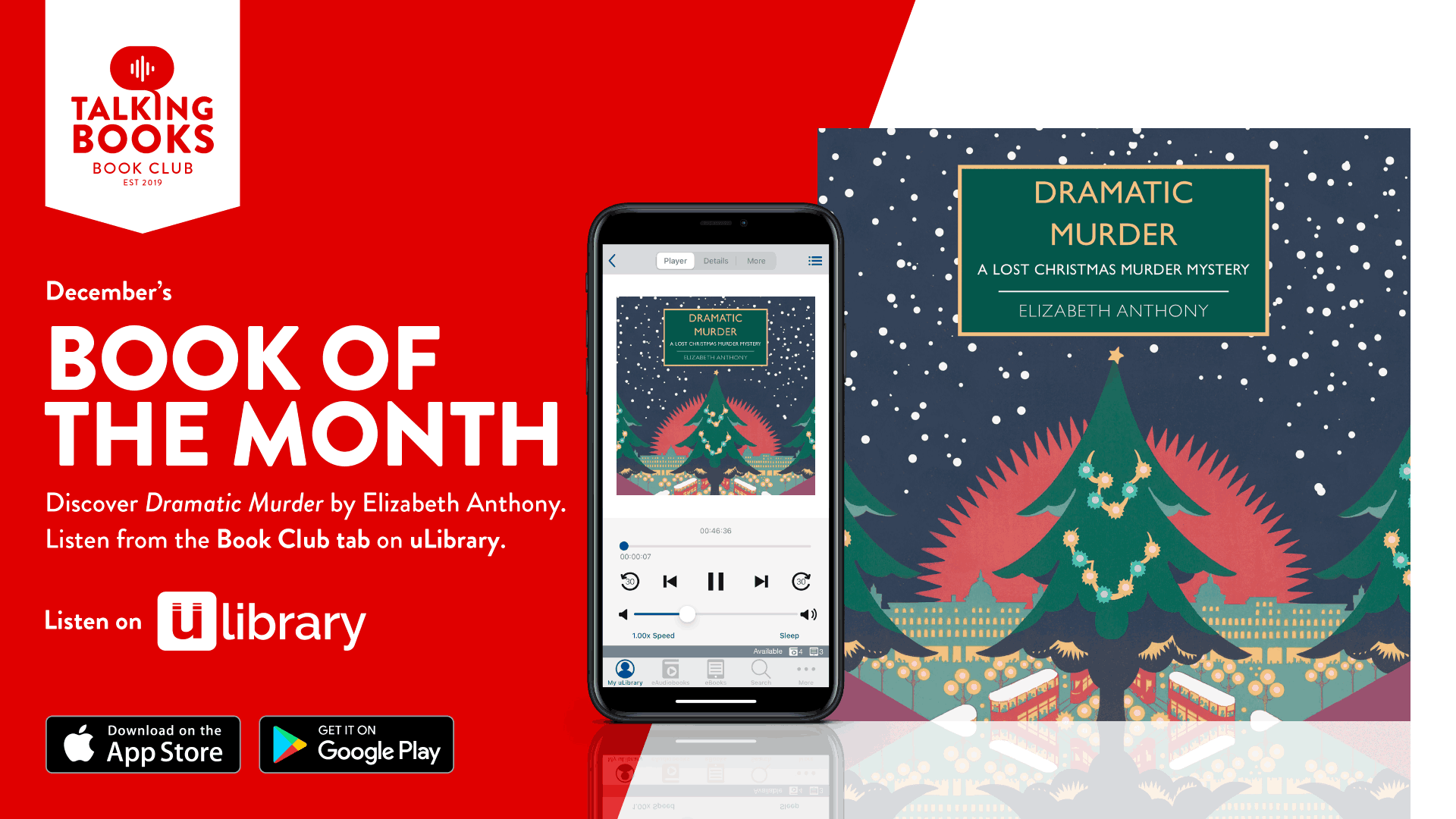 uLibrary's Talking Books Book Club title of the month